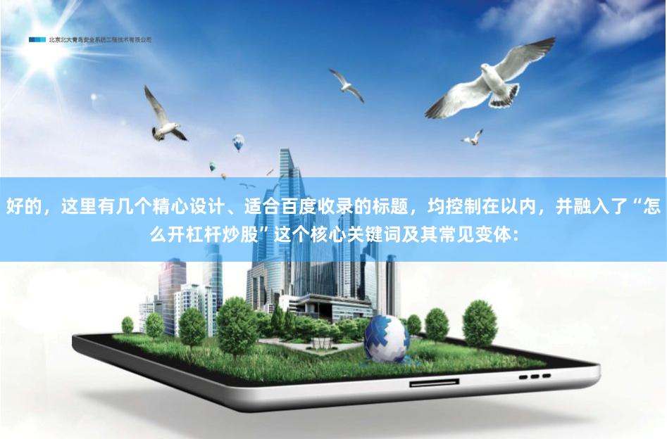 好的，这里有几个精心设计、适合百度收录的标题，均控制在以内，并融入了“怎么开杠杆炒股”这个核心关键词及其常见变体：